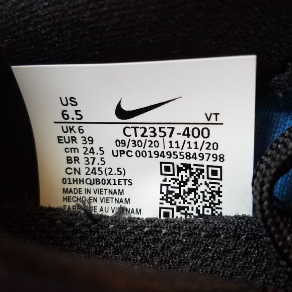 Men's Size 6.5 Nike React Infinity Run Flyknit 2 Running Shoes - Picture 10 of 11